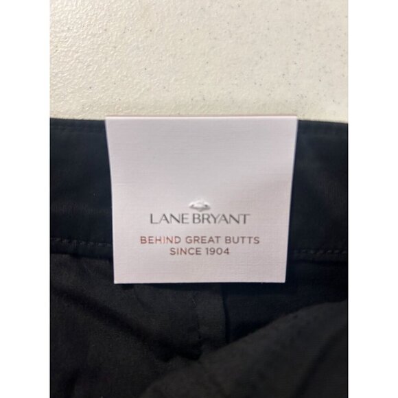 Lane Bryant Women's Plus Size Black Flat Front Shorts size 26 and 24 NWT - Picture 4 of 7
